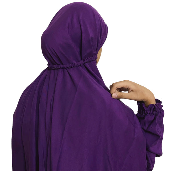 Plain Namaz Chadar - Purple