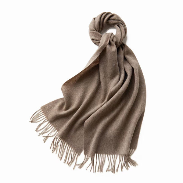 Pure Woolen Shawl Scarves - Brown