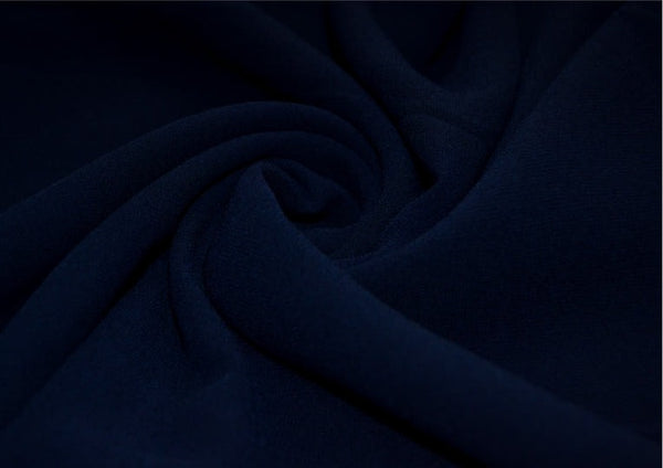 Navy Blue Georgette Chiffon