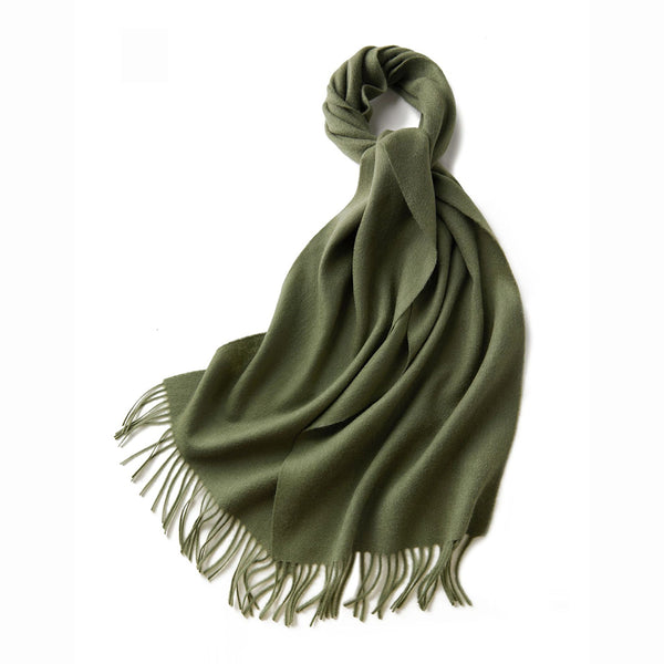 Pure Woolen Shawl Scarves - Sea Green