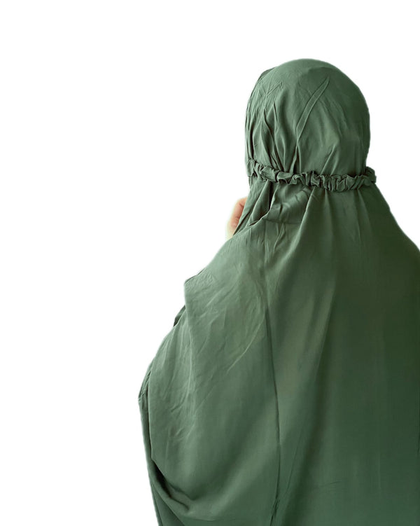 Plain Namaz Chadar - Dark Green