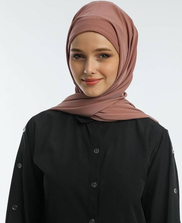 Instant Georgette Hijabs with cap