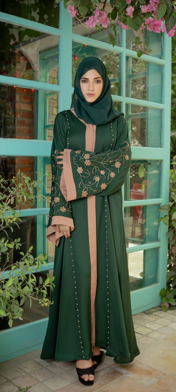 Eilnaz Green Abaya